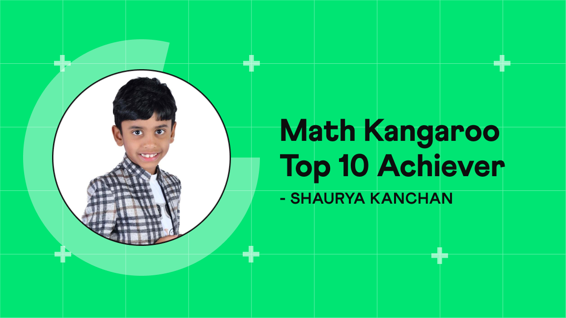 Shaurya Kanchan: National Rank 9 Performer in Math Kangaroo