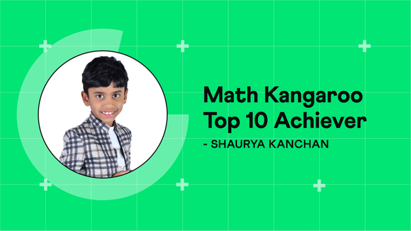 Shaurya Kanchan: National Rank 9 Performer in Math Kangaroo