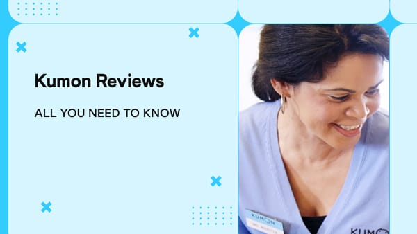 Image of a kumon instructor at one of their centres.